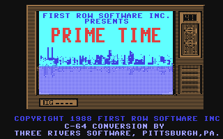C64 GameBase Prime_Time_[Preview] [First_Row_Software] 1988